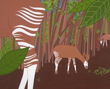 stripes okapi